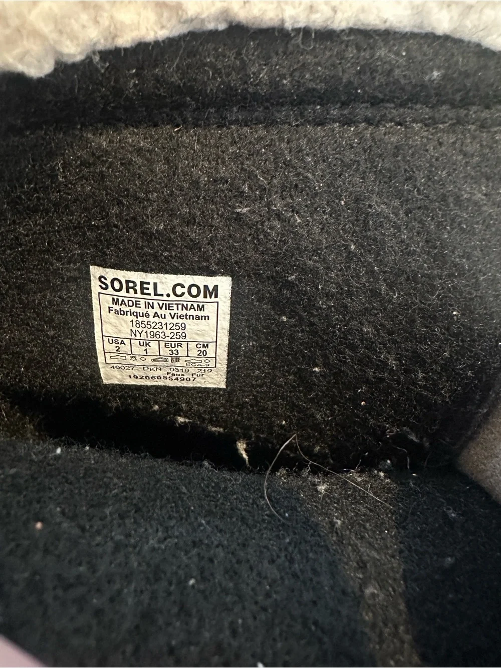 Sorel Kids Waterproof Brown and Black Snow Boots with Fleece Collar